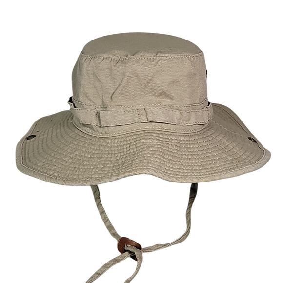 Concept One Wide Brim Fishing Hat Booney Hat Chin Strap - Picture 1 of 7